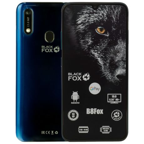 Смартфон Black Fox B8Fox синий