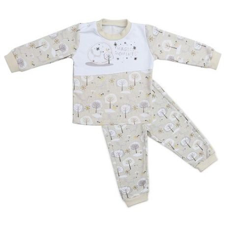 Комплект одежды Babyglory размер 86, бежевый