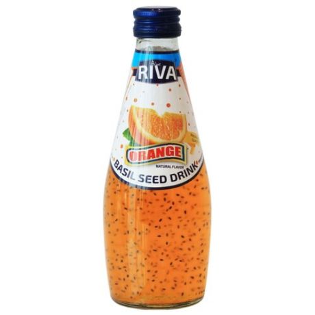 Напиток сокосодержащий Blue Riva Апельсин и семена базилика, 0.29 л