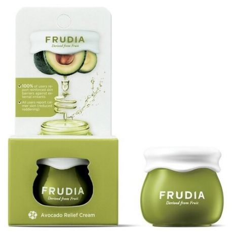 Frudia Avocado Relief Cream Восстанавливающий крем для лица с экстрактом авокадо, 10 г