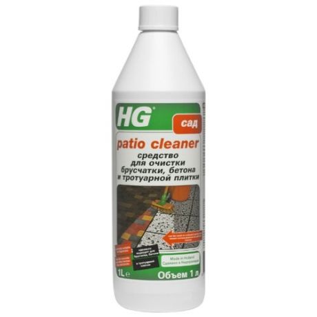 Жидкость HG Средство для очистки брусчатки, бетона и тротуарной плитки, 1 л