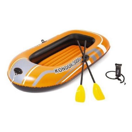 Надувная лодка Bestway Hydro-Force Raft (61102) Kondor 3000 оранжевый