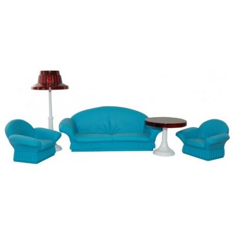 ОГОНЁК Набор мягкой мебели для гостиной Конфетти (С-1336) голубой