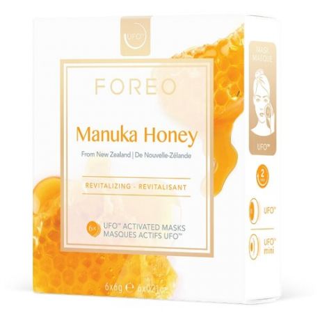 FOREO Manuka Honey Маска, активированная UFO, 6 г, 6 шт.