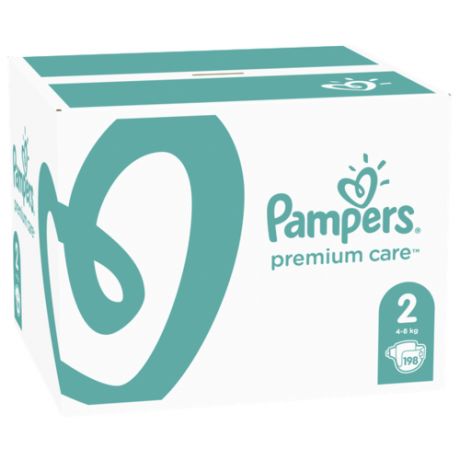 Pampers подгузники Premium Care 2 (4-8 кг) 198 шт.