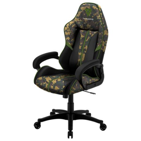 Компьютерное кресло ThunderX3 BC1 Camo игровое, обивка: искусственная кожа, цвет: ranger green