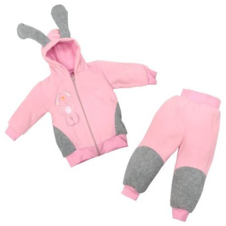 Комплект одежды Babyglory размер 74, розовый