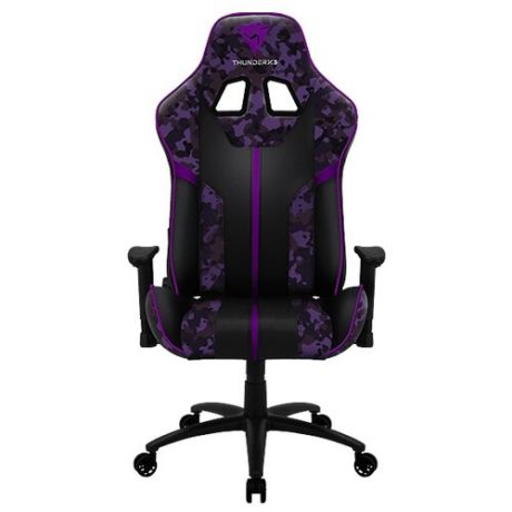 Компьютерное кресло ThunderX3 BC1 Camo игровое, обивка: искусственная кожа, цвет: ultra violet