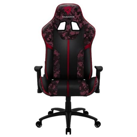 Компьютерное кресло ThunderX3 BC3 Camo игровое, обивка: искусственная кожа, цвет: Blood Dusk