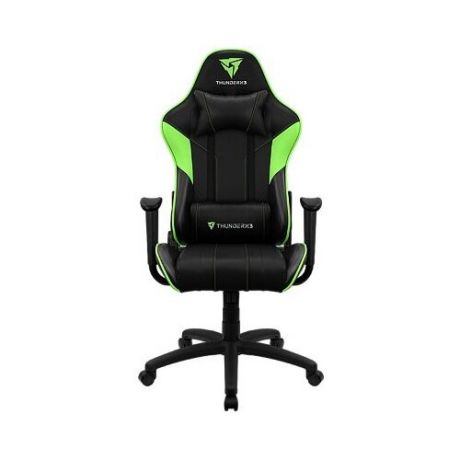 Компьютерное кресло ThunderX3 EC3 игровое, обивка: искусственная кожа, цвет: black-green