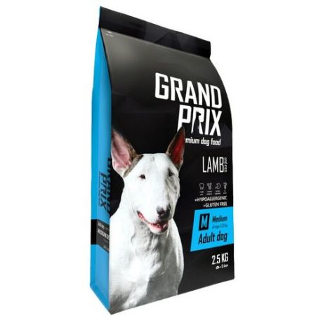 Корм для собак GRAND PRIX (2.5 кг) Medium Adult ягненок