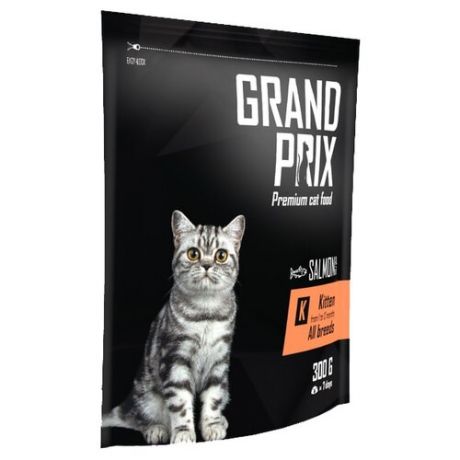 Корм для кошек GRAND PRIX (0.3 кг) Kitten с лососем