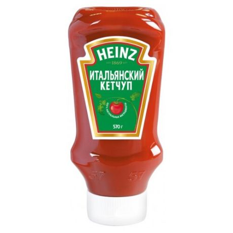 Кетчуп Heinz Итальянский с кайенским перцем, пластиковая бутылка 570 г