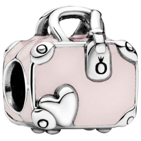 PANDORA Шарм Розовая дорожная сумка 798063EN124