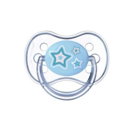 Пустышка силиконовая анатомическая Canpol Babies Newborn Baby 6-18 м (1 шт) голубой
