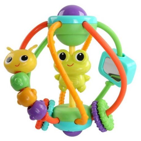Развивающая игрушка Bright Starts Логический шар оранжевый/зеленый/голубой