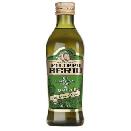 Filippo Berio Масло оливковое Extra Virgin, стеклянная бутылка 0.5 л