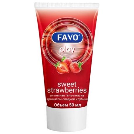 Гель-смазка FAVO Sweet strawberries 50 мл туба