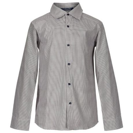 Рубашка Stilnyashka размер 98, синий/коричневый