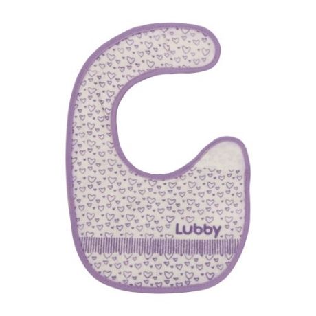 Lubby Фартук нагрудный "Первый", 1 шт., расцветка: фиолетовый