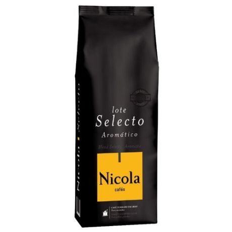 Кофе в зернах Nicola Selecto Aromatico, арабика/робуста, 1 кг