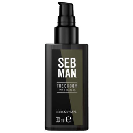 SEBASTIAN Professional Масло для ухода за бородой и волосами Seb Man The Groom, 30 мл