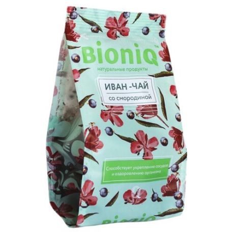Чай травяной BioniQ Иван-чай со смородиной, 35 г
