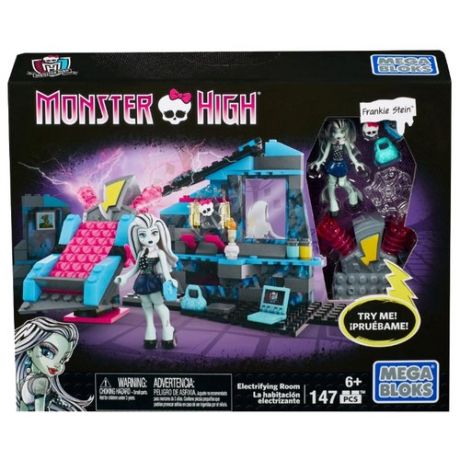 Конструктор Mega Bloks Monster High CNF81 Электризующая комната