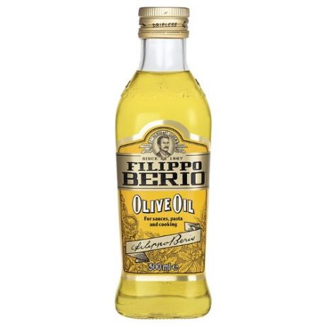 Filippo Berio Масло оливковое Olive Oil, стеклянная бутылка 0.5 л