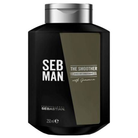 SEBASTIAN Professional кондиционер для волос Seb Man The Smoother Rinse-Out Conditioner, 250 мл