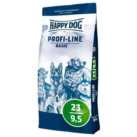 Сухой корм для собак Happy Dog Profi-Line Basic 23/9,5 20 кг
