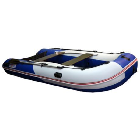 Надувная лодка HUNTERBOAT Стелс 375 белый/синий