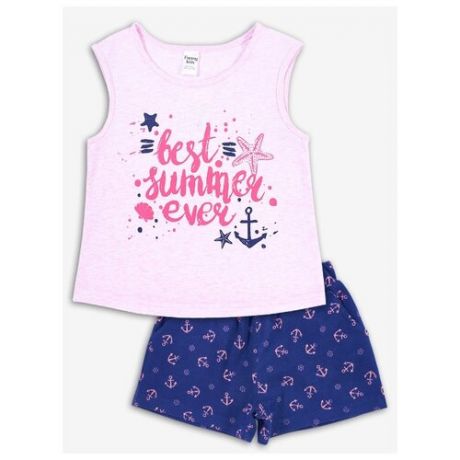 Комплект одежды Веселый Малыш размер 98, розовый/синий
