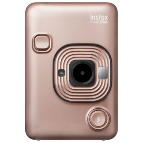 Фотоаппарат моментальной печати Fujifilm Instax Mini LiPlay blush gold