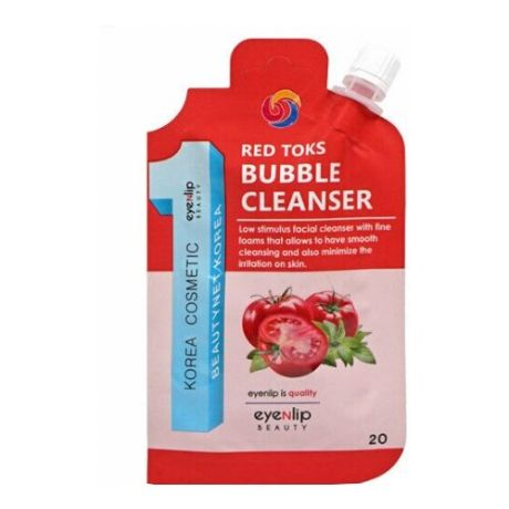 Eyenlip пенка для умывания Ceramide Red Toks Bubble Cleanser, 20 г