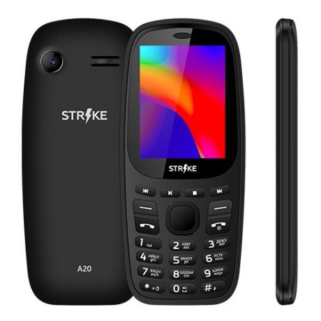 Телефон Strike A20 черный