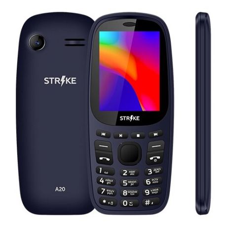 Телефон Strike A20 синий