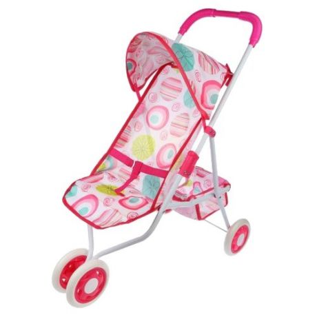 Прогулочная коляска Наша игрушка Герда M0301-5 розовый