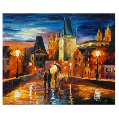 Molly Картина по номерам "Ночь в Праге" 40х50 см (KH0148)