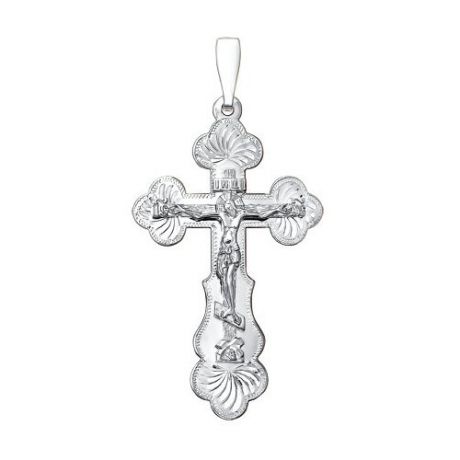 SOKOLOV Крест из серебра с гравировкой 94120037