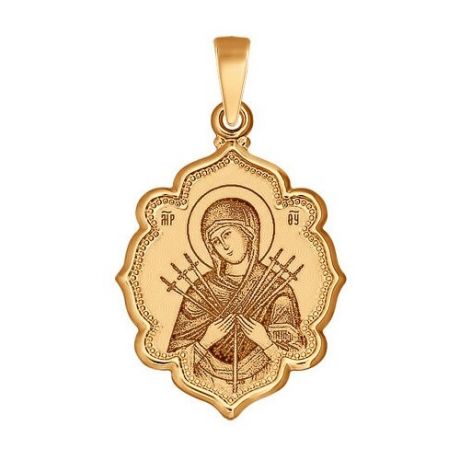 SOKOLOV Иконка «Икона Божьей Матери, Семистрельная» 102988