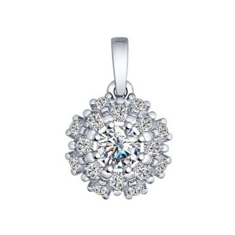 SOKOLOV Подвеска из серебра со Swarovski Zirconia 89030014