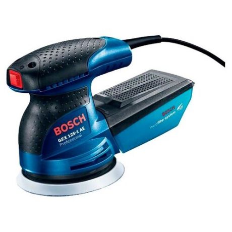 Эксцентриковая шлифмашина BOSCH GEX 125-1 AE + 3 шлифлиста