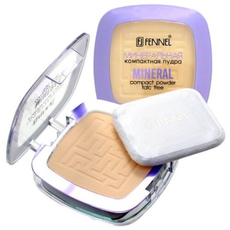 Fennel пудра компактная минеральная Mineral Compact Rowder natural