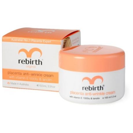 Rebirth Placenta Anti-Wrinkle Cream Крем для лица с экстрактом плаценты, витамином Е и ланолином, 100 мл