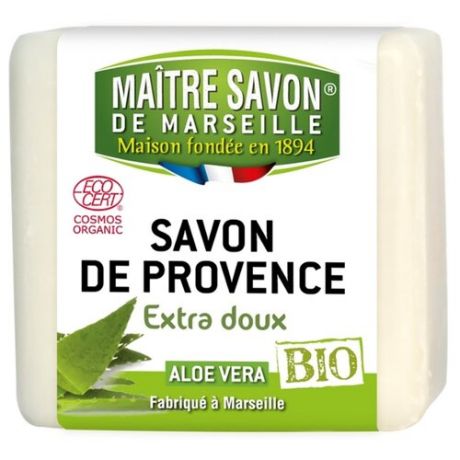 Мыло кусковое Maitre Savon de Marseille Алоэ Вера, 100 г