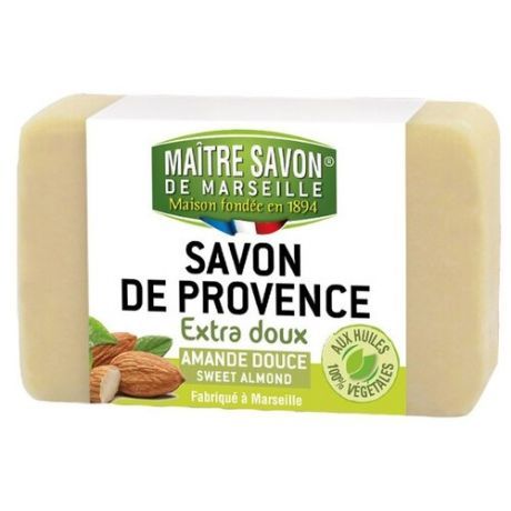 Мыло кусковое Maitre Savon de Marseille Миндаль, 100 г