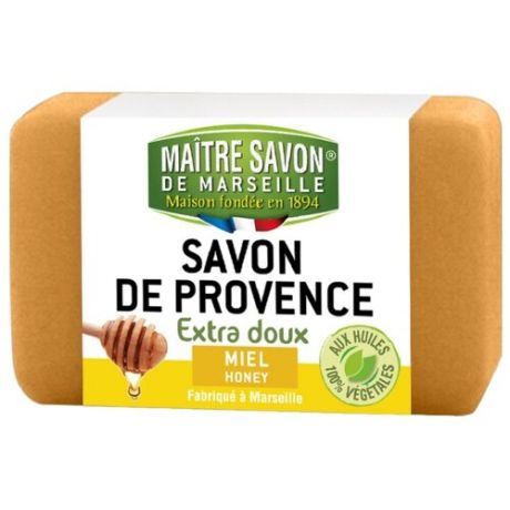 Мыло кусковое Maitre Savon de Marseille Мёд, 100 г