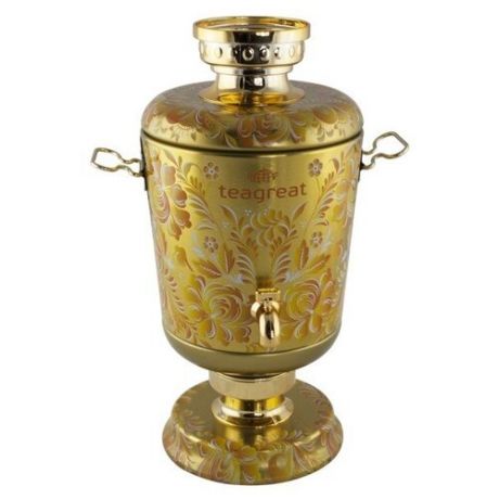 Чай черный Dolche Vita самовар Золотой Екатерина Великая, подарочный набор, 75 г