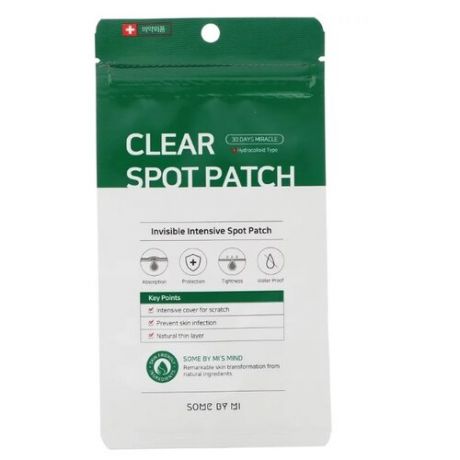 Some By Mi Патчи на проблемные участки кожи 30 Days Miracle Clear Spot Patch, 18 шт.